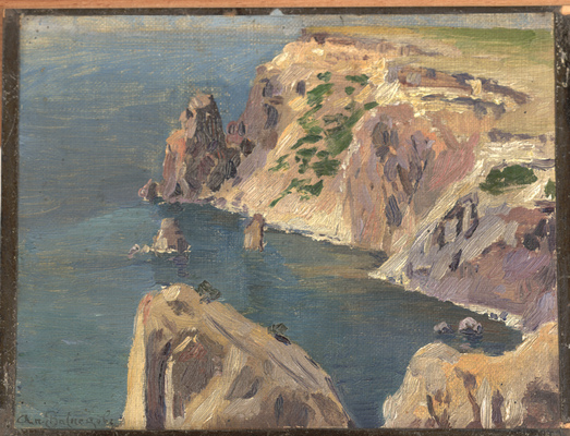 Васнецов Аполлинарий Михайлович. Крым. Скалы у Георгиевского монастыря